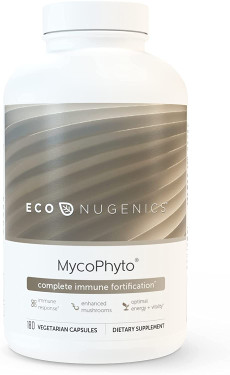 Buy MycoPhyto Complex 180 Veggie Caps Econugenics Online, UK Delivery, Immune Support Mushrooms