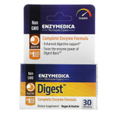 Buy Digest Complete Enzyme Formula 30 Caps Enzymedica Online, UK Delivery, Digestive Enzymes