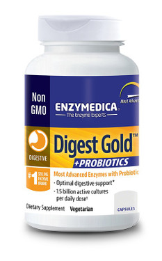 Buy Digest Gold + Probiotics 180 Caps Enzymedica Online, UK Delivery, Stabilized Probiotics