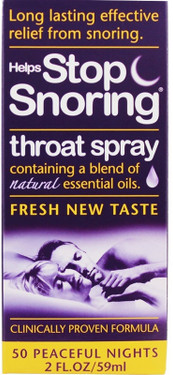 Buy Helps Stop Snoring Throat Spray 2 oz (59 ml) Essential Health Products Online, UK Delivery, Sleep Support Snoring Aids