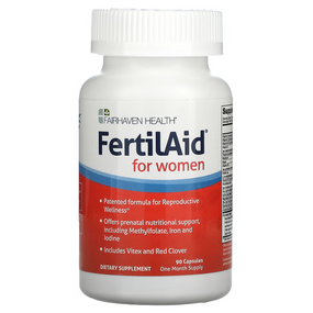 Buy FertilAid for Women 90 Veggie Caps Fairhaven Health Online, UK Delivery, Homeopathic Remedies For Women's 