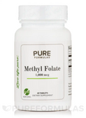 UK Buy Methyl Folate L-5-MTHF (1000 mcg of Metafolin) 60 Tabs