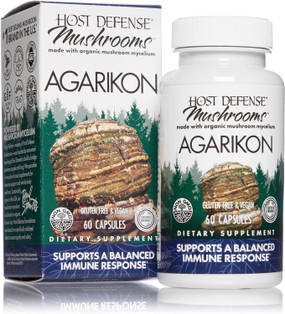 Host Defense Agarikon 60 Caps Fungi Perfecti, Immune Support, UK Supplements
