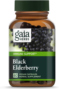 UK Buy Black Elderberry, 60 Phyto-Caps, Gaia