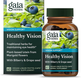 SystemSupport Vision Enhancement 60 vLiquid Phyto-Caps Gaia, UK Store
