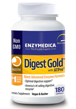 Enzymedica Digest Gold, 180 Caps, Digestive Support