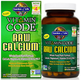 Buy Vitamin Code Raw Calcium 120 Veggie Caps Garden of Life Online, UK Delivery, Raw Vitamins