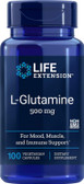 UK Buy  Life Extension, L-Glutamine 500 mg, 100 Caps