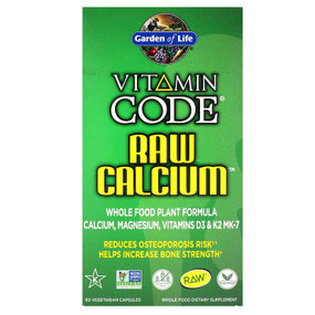 Buy Vitamin Code Raw Calcium 60 Veggie Caps Garden of Life Online, UK Delivery, Raw Vitamins