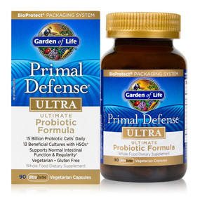 Buy Primal Defense Ultra Ultimate Probiotic Formula 90 UltraZorbe Veggie Caps Garden of Life Online, UK Delivery, Stabilized Probiotics