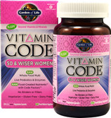 Buy Vitamin Code 50 & Wiser Women 120 UltraZorbe Veggie Caps Garden of Life Online, UK Delivery, Raw Vitamins 