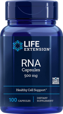  Life Extension, RNA (Ribonucleic Acid) 500 mg, 100 Caps