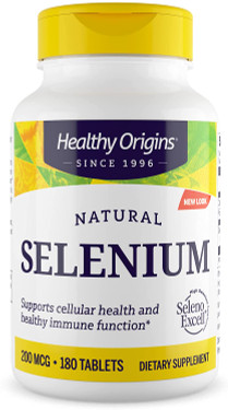 Buy Seleno Excell 200 mcg 180 Tabs Healthy Origins Online, UK Delivery, Antioxidant SelenoExcell Selenium