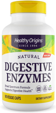 Buy Digestive Enzymes Broad Spectrum 90 Veggie Caps Healthy Origins Online, UK Delivery, Digestive Enzymes