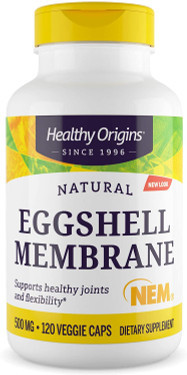 Buy Eggshell Membrane 500mg 120 Veggie Caps Healthy Origins Online, UK Delivery, Eggshell Membrane