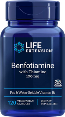 Life Extension, Benfotiamine with Thiamine 100mg, 120 Caps, UK Shop