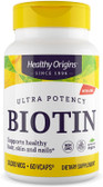 Buy Biotin Ultra Potency 10 000 mcg 60 Vcaps Healthy Origins Online, UK Delivery, Vitamin B Biotin