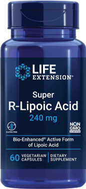 UK buy Life Extension Super R-Lipoic Acid 240 mg 60 Caps