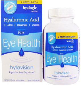 Buy Hylavision 120 Caps Hyalogic Online, UK Delivery, Eye Support Supplements Vision Formulas