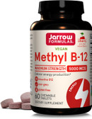 Buy Methyl B-12 Cherry Flavor 5000 mcg 60 Lozenges Jarrow Online, UK Delivery, Vitamin B12