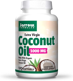 Buy Coconut Oil Extra Virgin 1000 mg 120 sGels Jarrow Online, UK Delivery