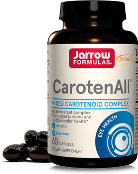 Buy CarotenALL Mixed Carotenoid Complex 60 sGels Jarrow Online, UK Delivery, Vitamin A Beta Carotene
