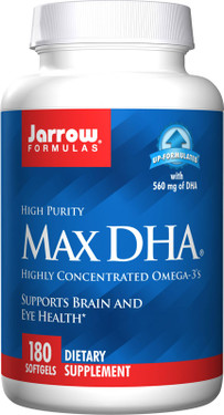 Buy Max DHA 180 sGels Jarrow Online, UK Delivery, EFA Omega EPA DHA
