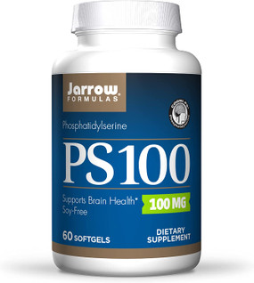 Buy PS 100 Phosphatidylserine 100 mg 60 sGels Jarrow Online, UK Delivery, Attention Deficit Disorder ADD ADHD Brain Support