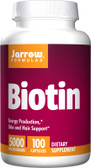 Buy Biotin 5000 mcg 100 Caps Jarrow Online, UK Delivery, Vitamin B Biotin