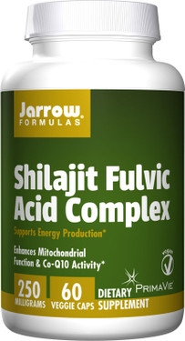 Buy Shilajit Fulvic Acid Complex 60 Veggie Caps Jarrow Online, UK Delivery, Energy Boosters Formulas Supplements Fatigue Remedies Treatment