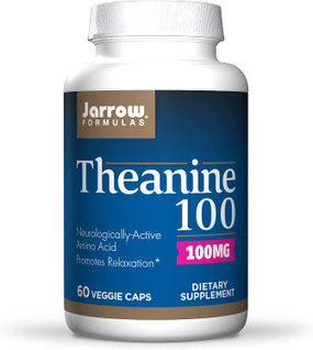 Buy Theanine 100 100 mg 60 Caps Jarrow Online, UK Delivery,