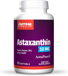 Buy Astaxanthin 12 mg, 30 sGels, Jarrow Online, UK Delivery, Antioxidant
