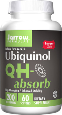 Buy Ubiquinol QH-Absorb 200 mg 60 sGels Jarrow Online, UK Delivery, Coenzyme Q10