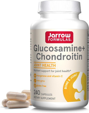 Glucosamine + Chondroitin Combination, 240 Caps, Jarrow