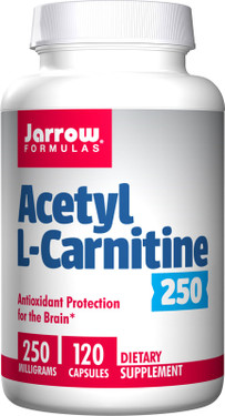 Buy Acetyl L-Carnitine 250 250 mg 120 Caps Jarrow Online, UK Delivery, Amino Acid