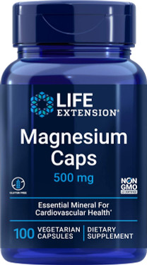 Magnesium Caps 500 mg 100 Caps Life Extension, UK Store