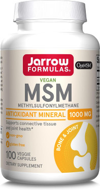 Buy MSM 1000 mg 100 Caps Jarrow Online, UK Delivery, Arthritis Relief Remedy Treatment bursitis tendonitis
