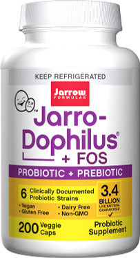 Buy Jarro-Dophilus + FOS 200 Caps, Jarrow Online, UK Delivery, Probiotics Acidophilus