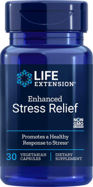 Buy Natural Stress Relief 30 Veggie Caps Life Extension Online, UK Delivery, Stress Relief Remedy Formulas Anti Stress Treatment
