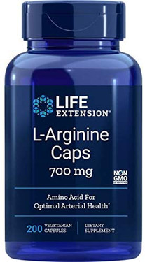 Buy L-Arginine Caps 700 mg 200 Veggie Caps Life Extension Online, UK Delivery, Amino Acid