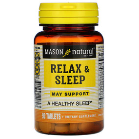 Buy Relax & Sleep 90 Tabs Mason Vitamins Online, UK Delivery, Sleep Support Aid