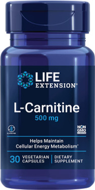UK buy Life Extension L-Carnitine 500 mg 30 Caps