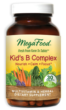 Buy Kid's B Complex 30 Tabs MegaFood Online, UK Delivery, Multivitamins For Children Vegan Vegetarian