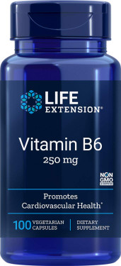 UK Buy  Life Extension, Vitamin B6, 250 mg, 100 Caps