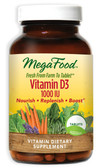 Buy Vitamin D3 1000 IU 90 Tabs MegaFood Online, UK Delivery, Wholefood Vitamins