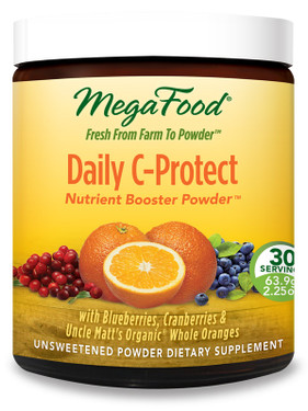 Buy Daily C-Protect 2.25 oz (63.9 g) MegaFood Online, UK Delivery, Vitamin C Vegan Vegetarian