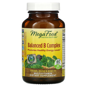 Buy Balanced B Complex 60 Tabs MegaFood Online, UK Delivery, Vitamin B Vegan Vegetarian