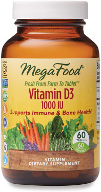 Buy Vitamin D3 1000 IU 60 Tabs MegaFood Online, UK Delivery, Vitamin D3