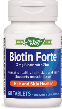 Enzymatic Biotin Forte with Zinc 60 Tabs, Skin, Nails, UK store
