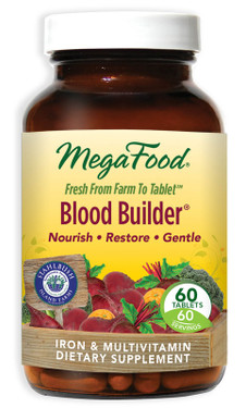 Buy Blood Builder 60 Tabs MegaFood Online, UK Delivery, Herbal Remedy Natural Treatment Vegan Vegetarian